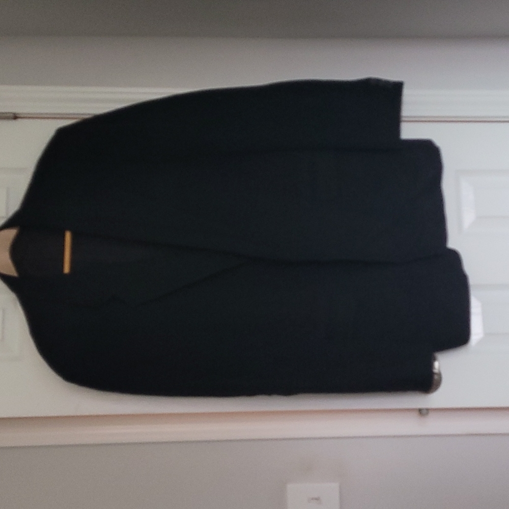 Fioravanti mens black 100% cashemere, 2 button  blazer  jacket